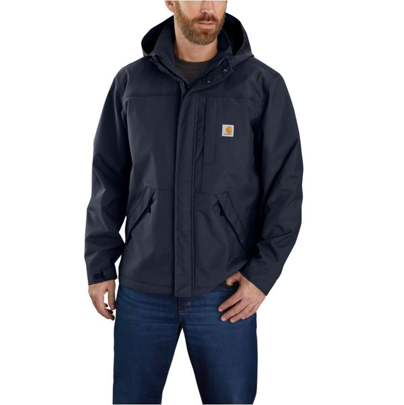 Carhartt  Navy Men's Storm Defender® Jacket - Loose Fit - Heavyweight